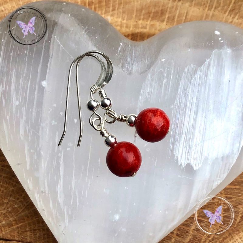 Sponge Coral Earrings